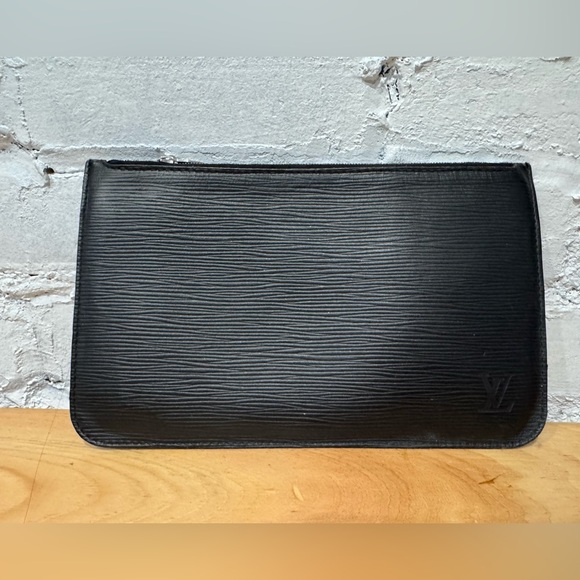 LOUIS VUITTON Epi Neverfull Pochette MM GM Indigo - Picture 2 of 11